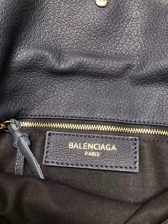 BALENCIAG巴黎世家 義大利進口山羊皮手抓包 原版品質 簡單時尚手包 配肩帶可斜挎  BL1018